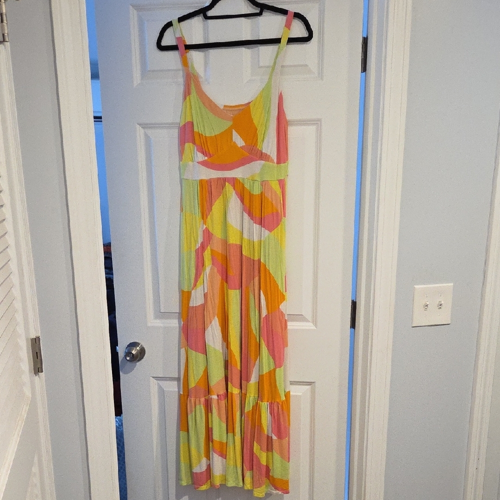 Torrid Vibrant Multicolor Maxi Dress